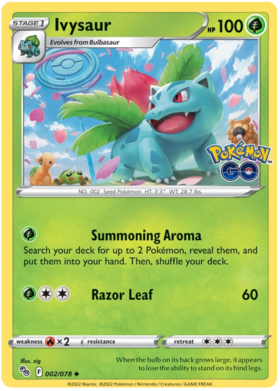 Sword & Shield Pokemon GO Card 2