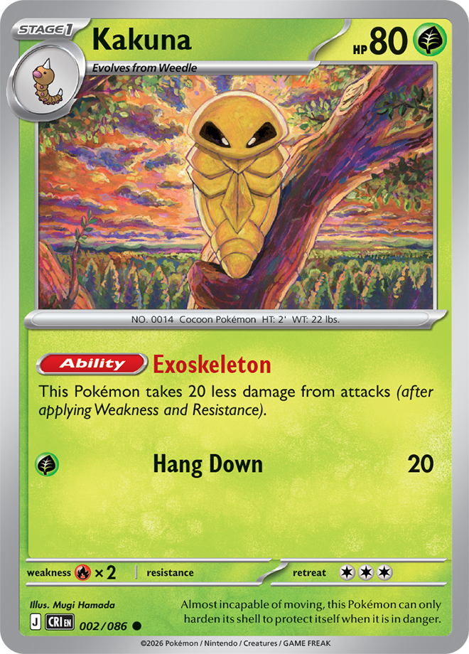 Kakuna - Chaos Rising Card #002