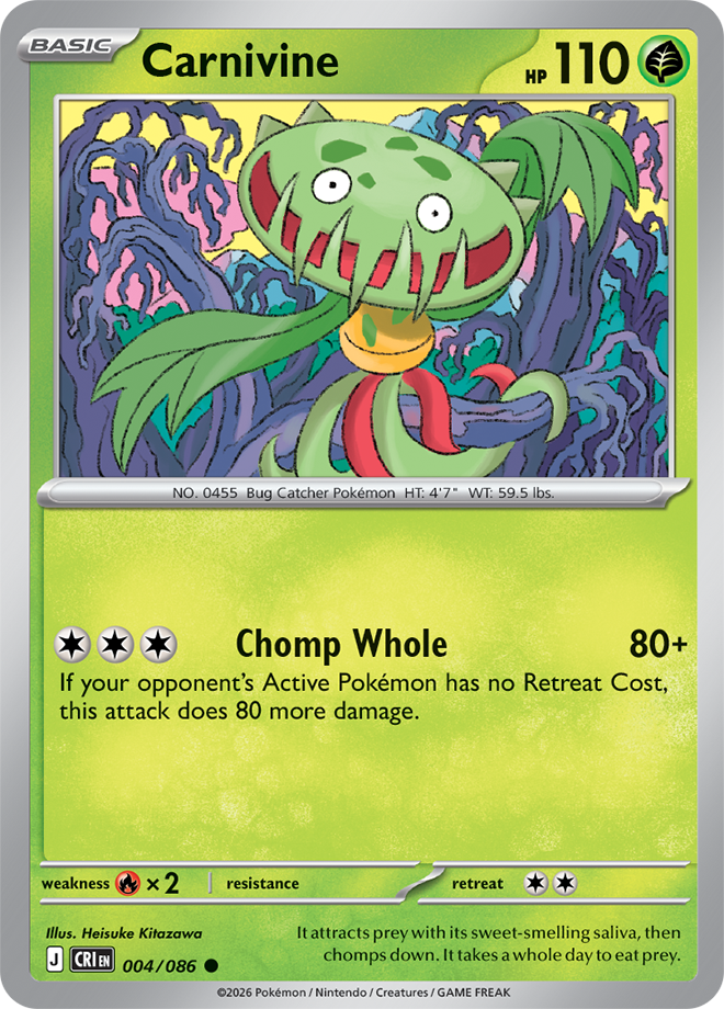 Carnivine - Chaos Rising Card #004