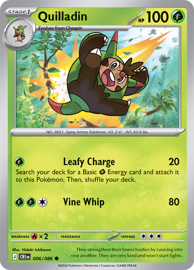 Quilladin - Chaos Rising Card #006