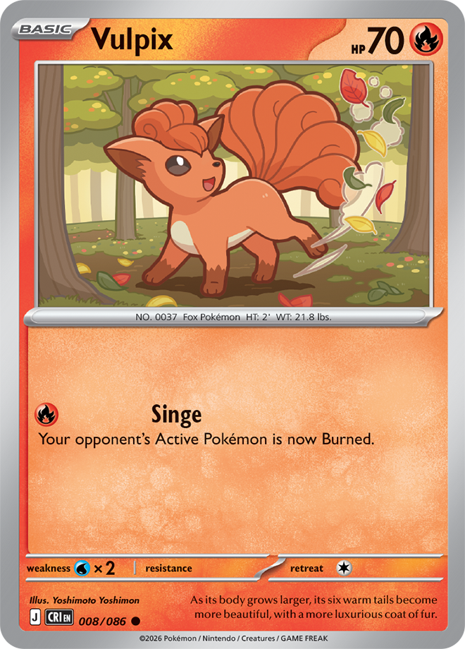 Vulpix - Chaos Rising Card #008
