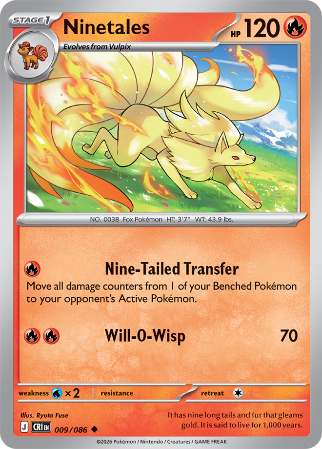 Ninetales - Chaos Rising Card #009
