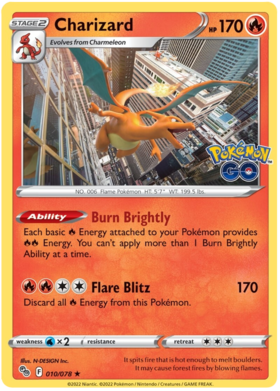 Sword & Shield Pokemon GO Card 10