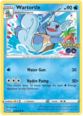 Sword & Shield Pokemon GO Card 16
