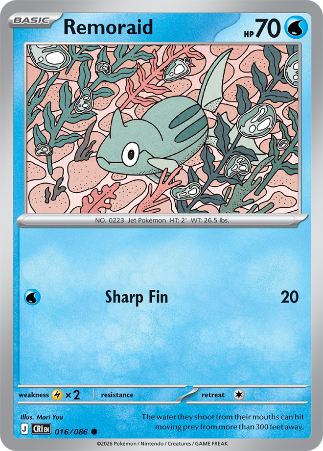 Remoraid - Chaos Rising Card #016