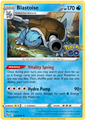 Sword & Shield Pokemon GO Card 17