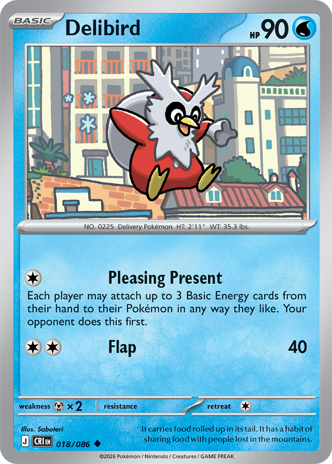 Delibird - Chaos Rising Card #018