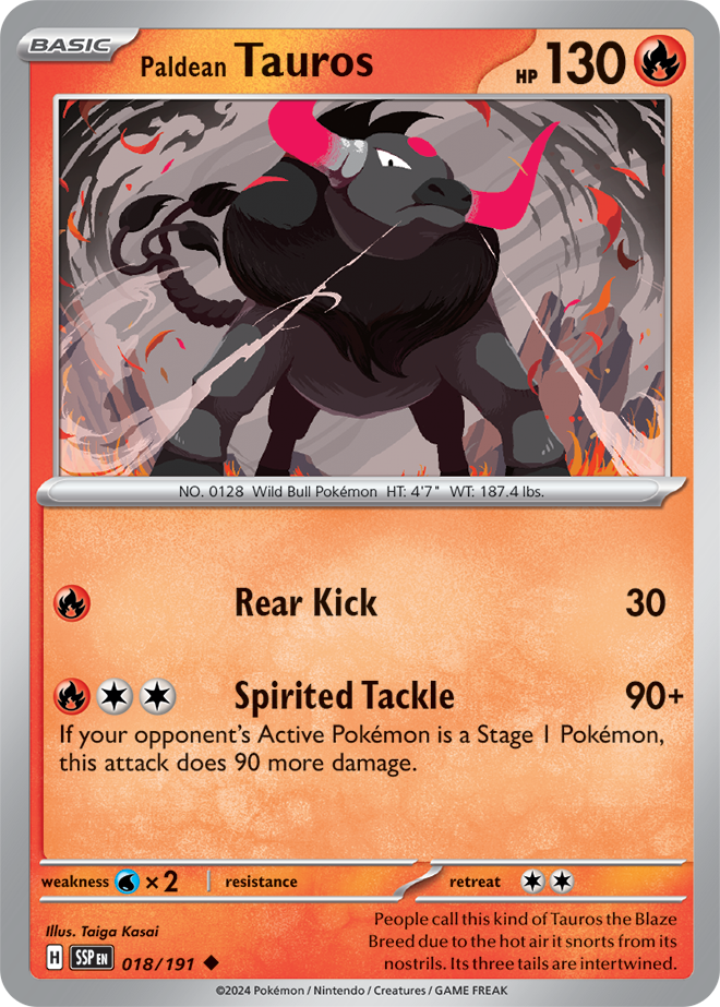 Surging Sparks Card 18