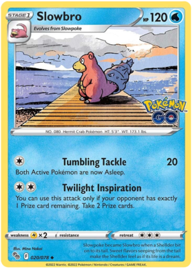 Sword & Shield Pokemon GO Card 20