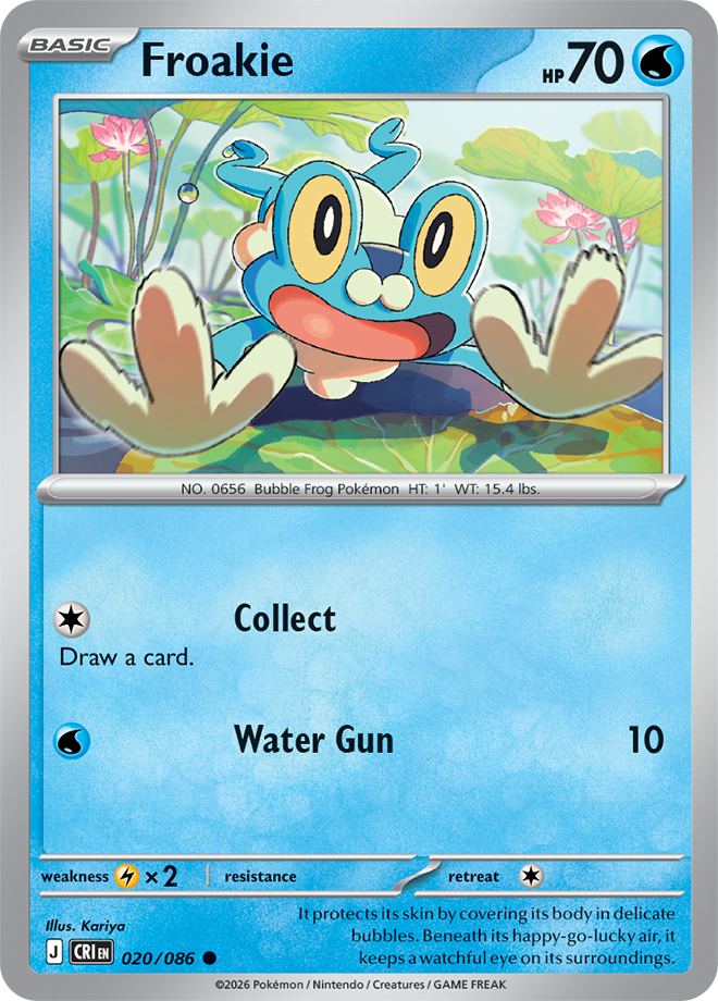 Froakie - Chaos Rising Card #020