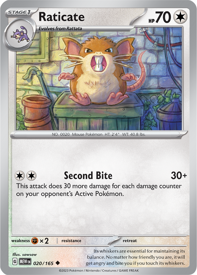 Scarlet Violet 151 Card 20