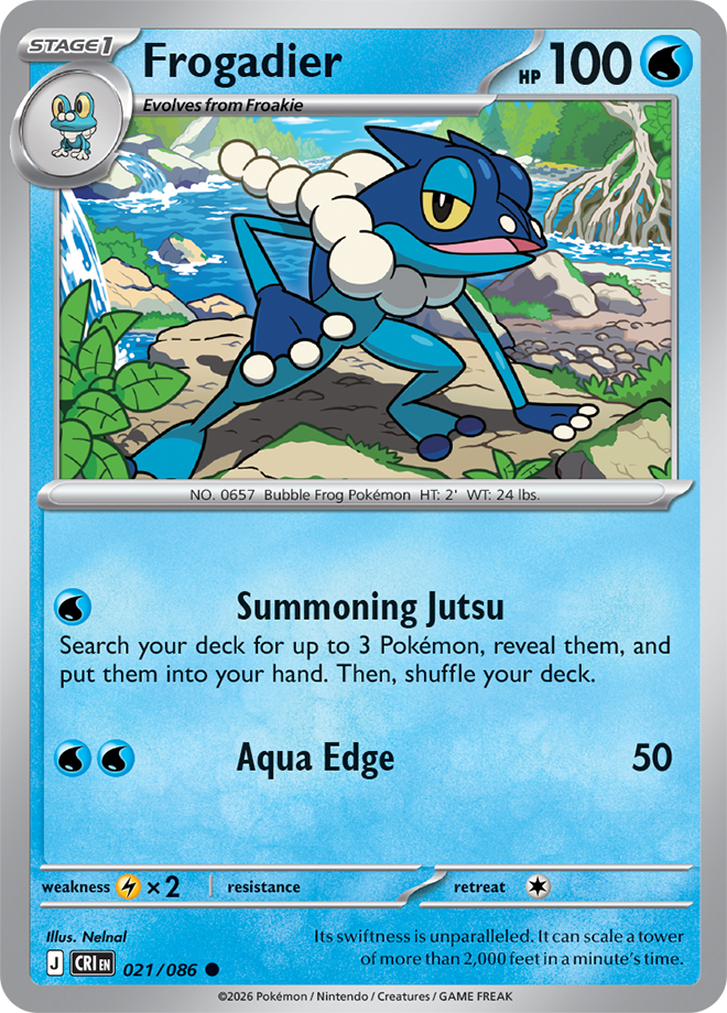 Frogadier - Chaos Rising Card #021