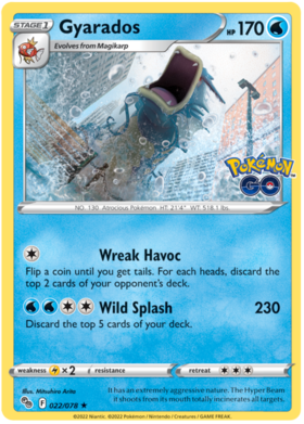 Sword & Shield Pokemon GO Card 22