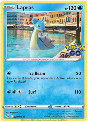 Sword & Shield Pokemon GO Card 23
