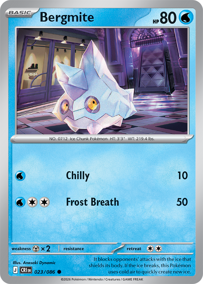 Bergmite - Chaos Rising Card #023