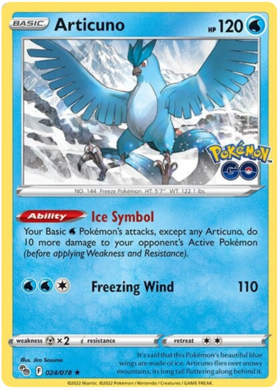 Sword & Shield Pokemon GO Card 24