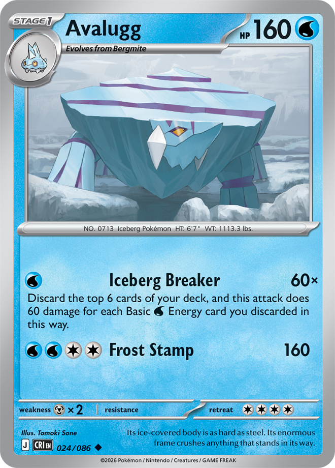 Avalugg - Chaos Rising Card #024