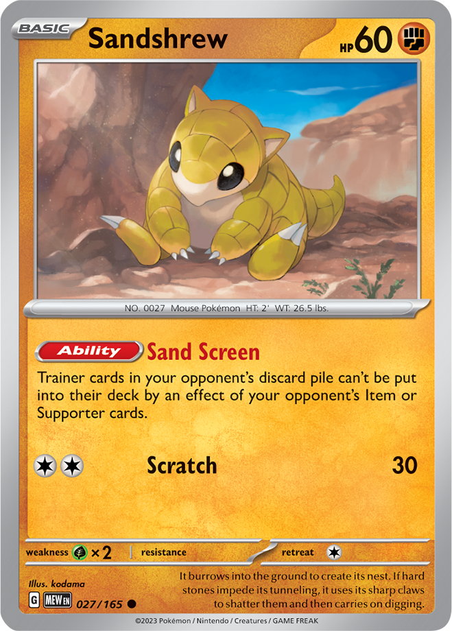 Scarlet Violet 151 Card 27