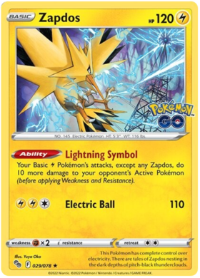 Sword & Shield Pokemon GO Card 29