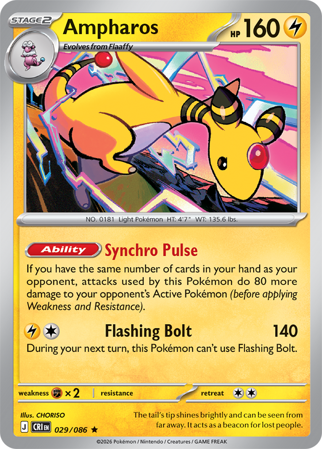 Ampharos - Chaos Rising Card #029