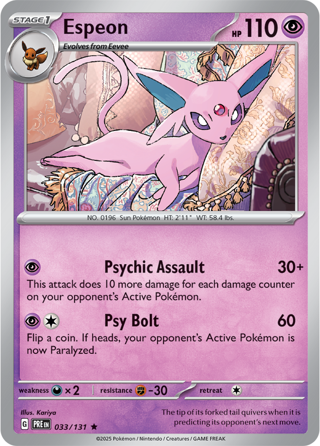 Prismatic Evolutions Card 33