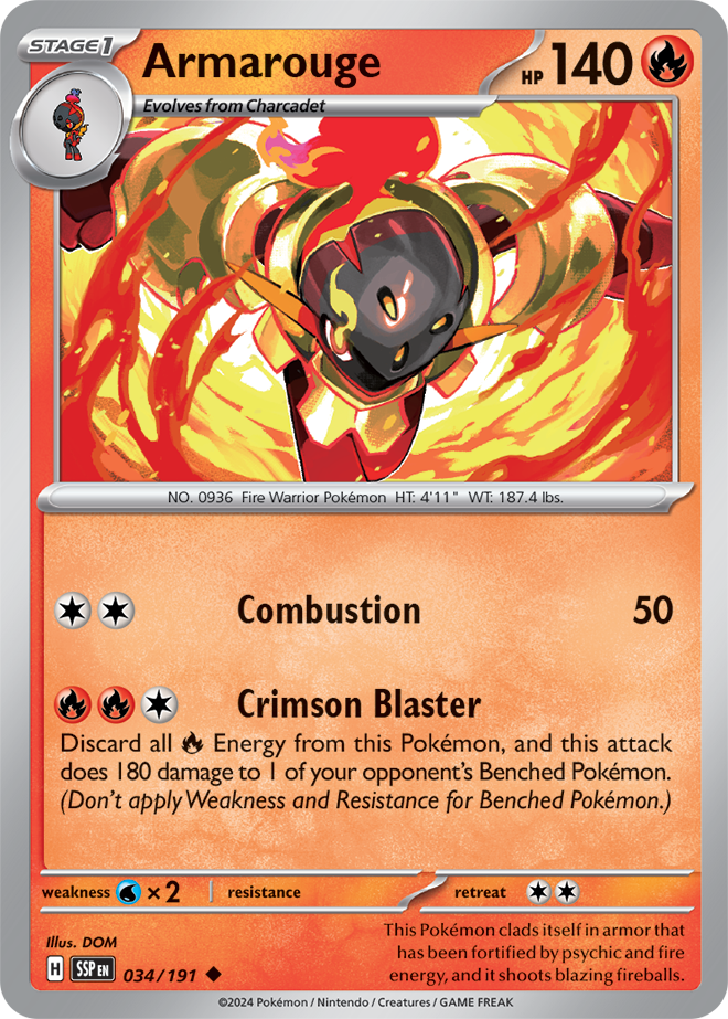 Surging Sparks Card 34