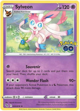 Sword & Shield Pokemon GO Card 35