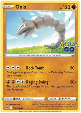 Sword & Shield Pokemon GO Card 36