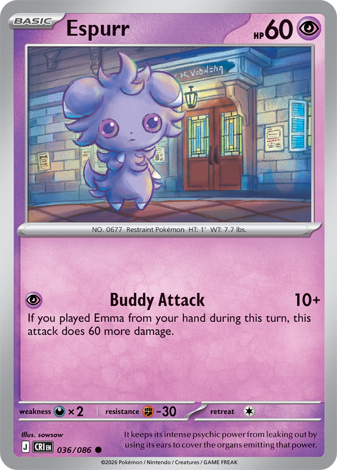 Espurr - Chaos Rising Card #036