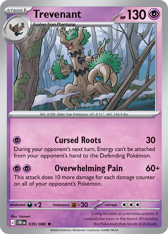 Trevenant - Chaos Rising Card #039