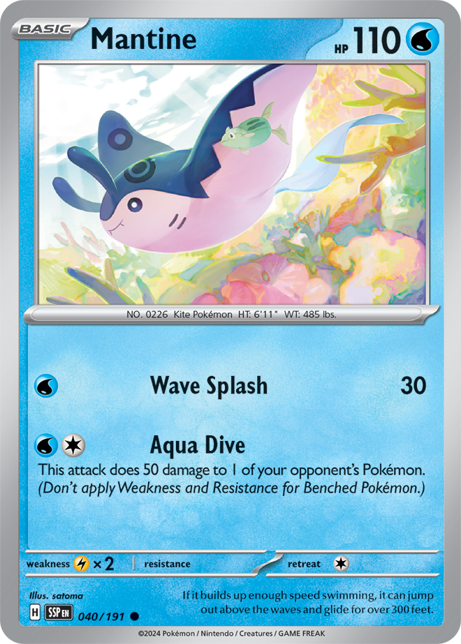 Surging Sparks Card 40