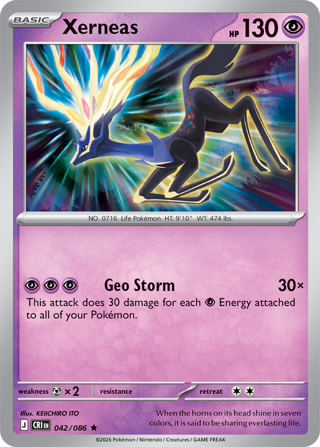 Xerneas - Chaos Rising Card #042