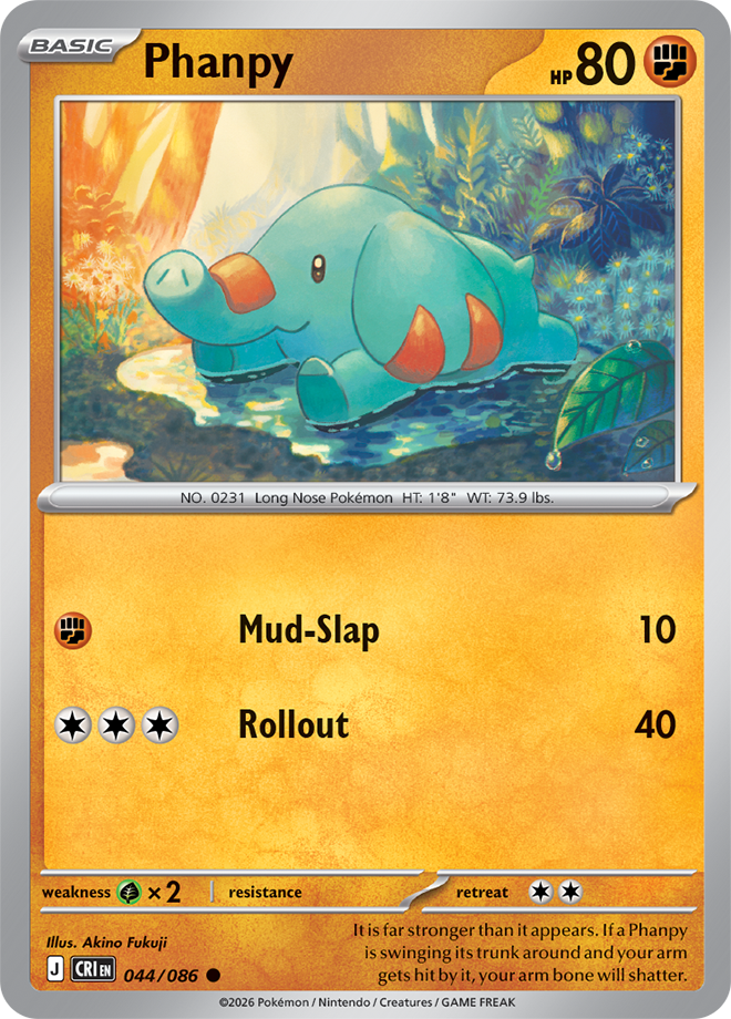 Phanpy - Chaos Rising Card #044