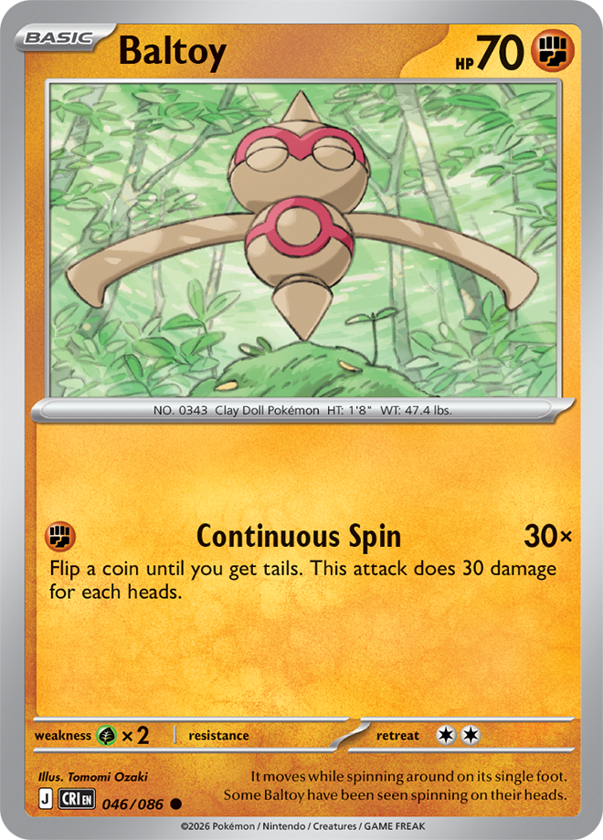 Baltoy - Chaos Rising Card #046
