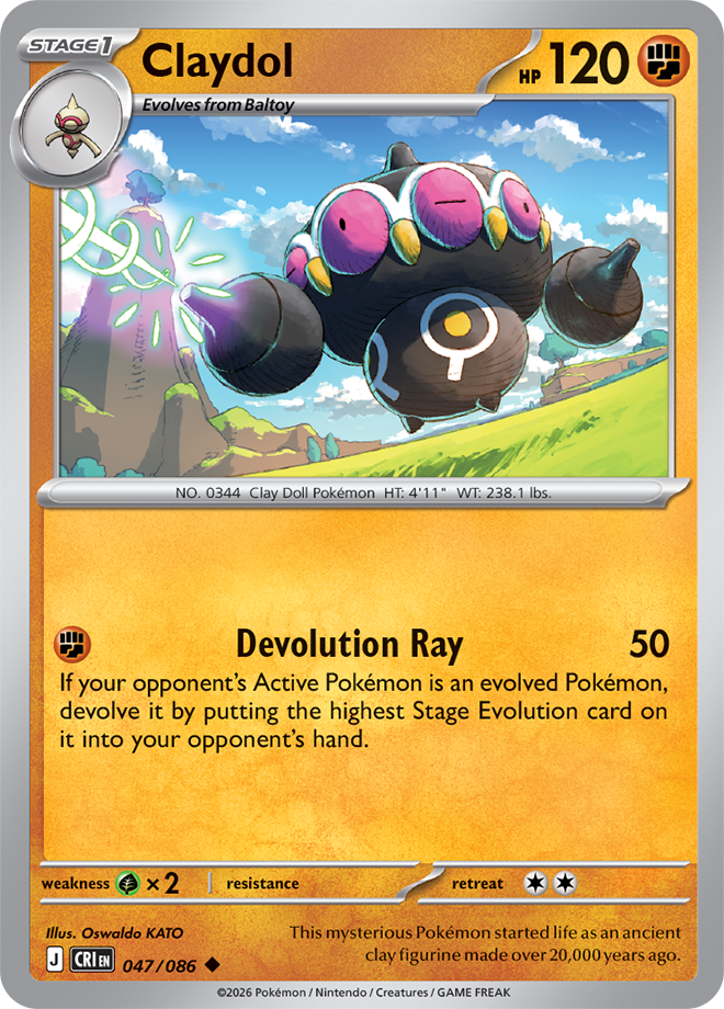 Claydol - Chaos Rising Card #047