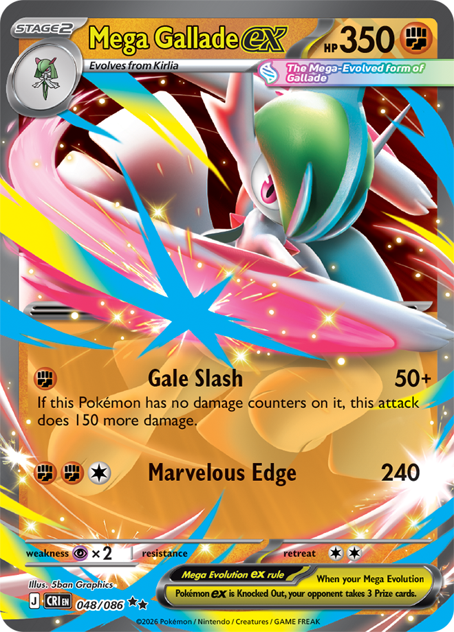 Mega Gallade ex - Chaos Rising Card #048