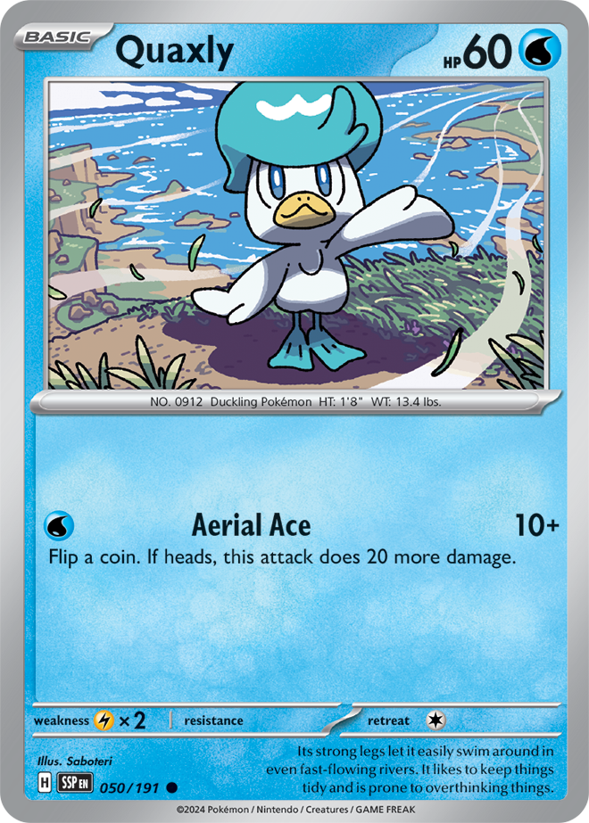Surging Sparks Card 50