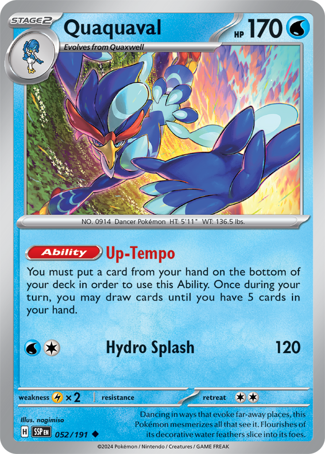 Surging Sparks Card 52