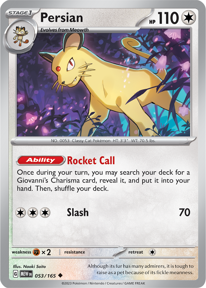 Scarlet Violet 151 Card 53