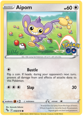 Sword & Shield Pokemon GO Card 56