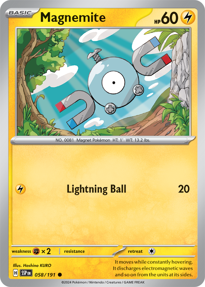 Surging Sparks Card 58