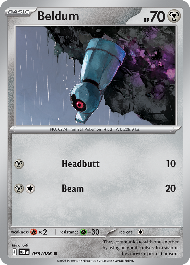 Beldum - Chaos Rising Card #059
