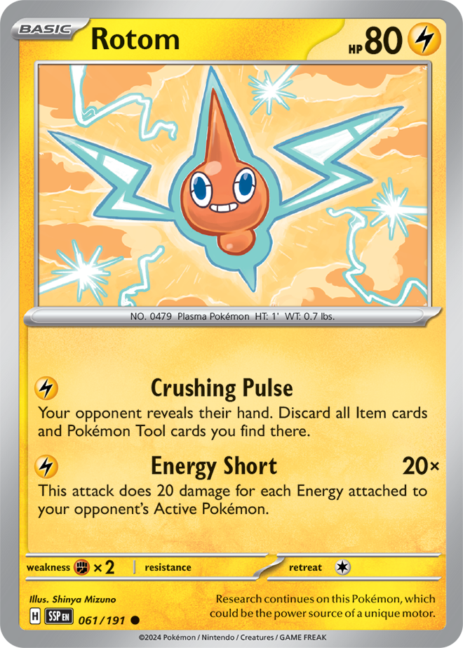 Surging Sparks Card 61