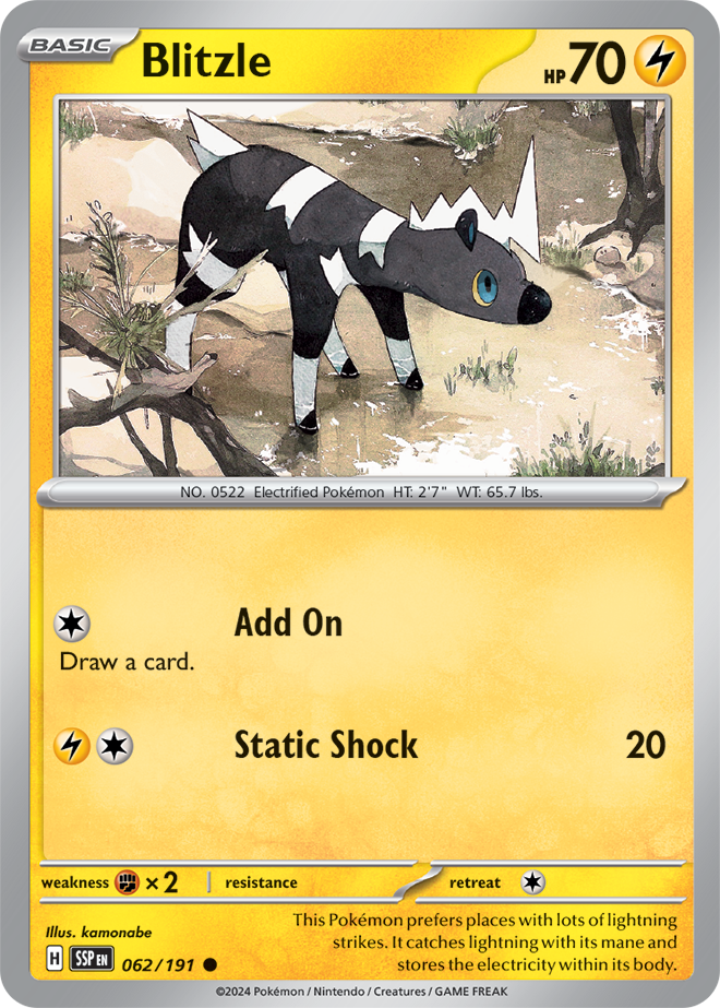 Surging Sparks Card 62