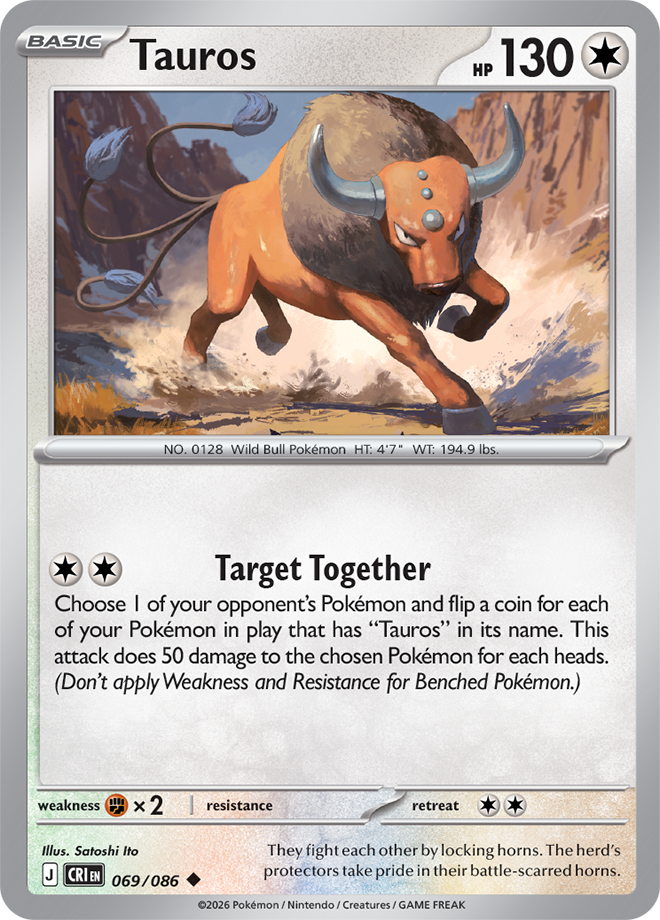 Tauros - Chaos Rising Card #069