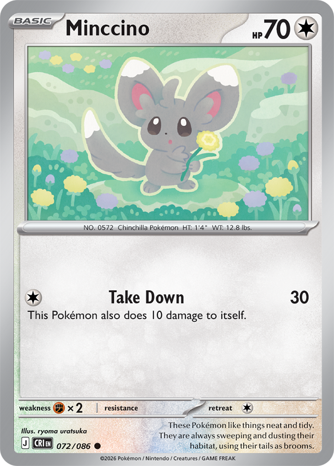 Minccino - Chaos Rising Card #072