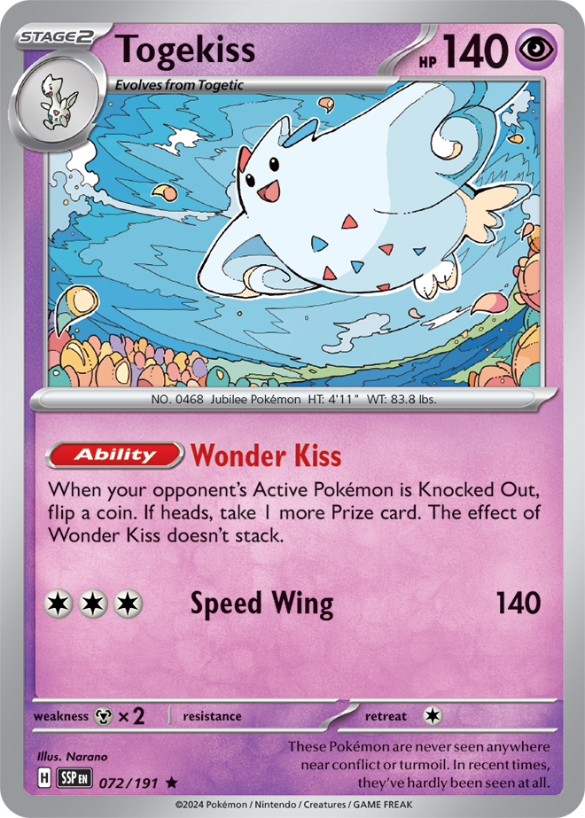 Surging Sparks Card 72