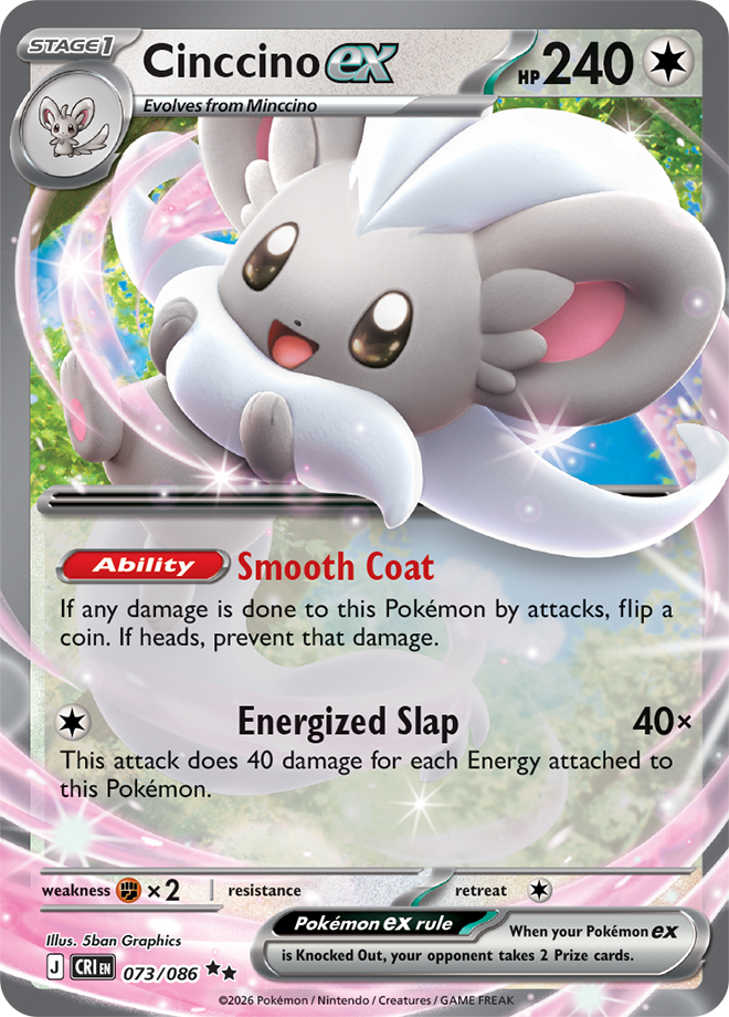 Cinccino ex - Chaos Rising Card #073