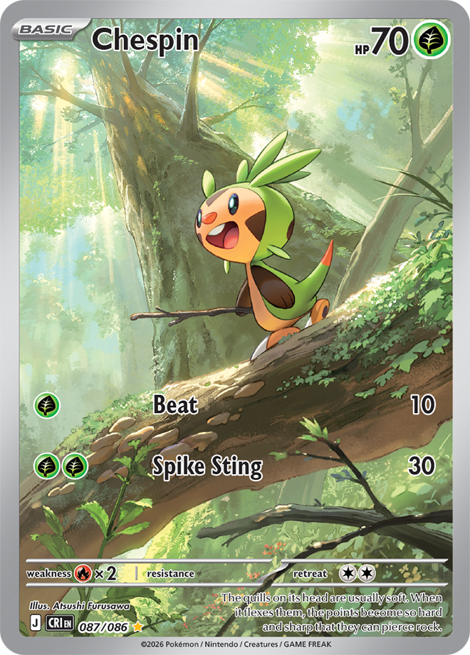 Chespin - Chaos Rising Card #087