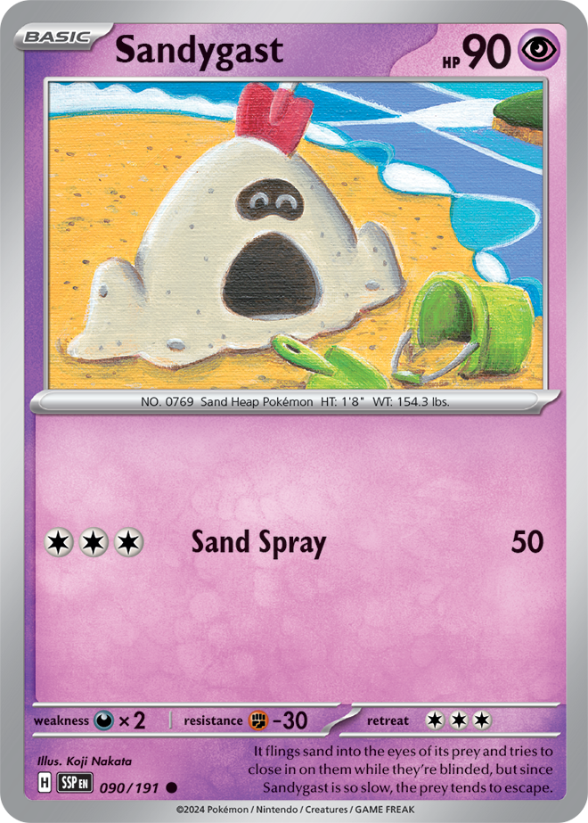 Surging Sparks Card 90